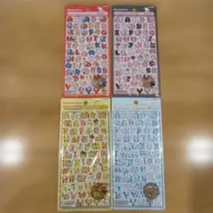 【正規品】新作サンリオ文字　ボンボンドロップシール　4種類セット