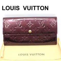 【状態◎】ルイヴィトン 長財布 モノグラム ポルトフォイユ サラ ヴェルニ