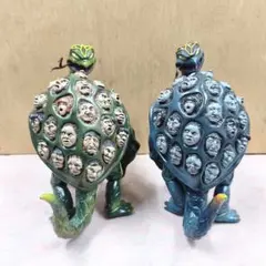 デビルマン 魔獣 ジンメン フィギュア グリーン・グレー 2種セット