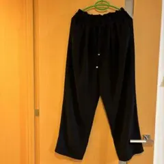 Three Four Time ワイドパンツ ブラック