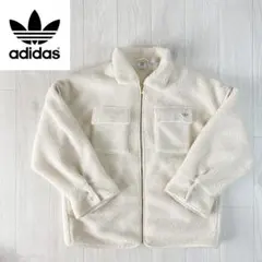 【美品】アディダス　シェルパジャケット　フリース　メンズS　レディースL相当