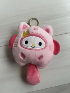 マイメロディ✖️キティー　ぬいぐるみキーホルダー