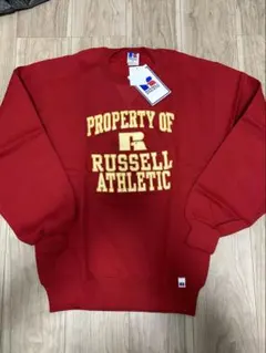 週末セール中！ラッセルアスレチック　新品超希少！前V スウェット　USA製