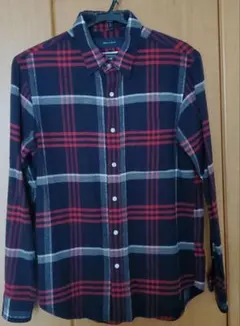 SHIPS　チェック柄　シャツ S