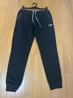 22時迄美品キャロウェイCallaway キャロウェイスウェットパンツ ブラック