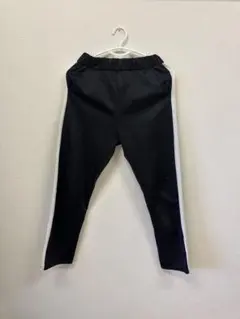 黒 サイドライン ジャージパンツ