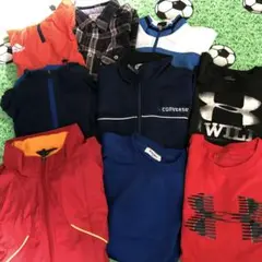 アンダーアーマー他アクティブキッズスポーツウェア９点まとめ売り