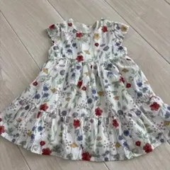 petit main 花柄ワンピース