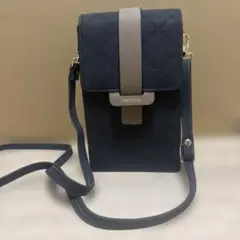 【未使用】PRETTYZYS スマホショルダーバッグ 黒 モノグラム柄