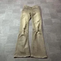 00s flare damaged denim y2k grunge 亜熱帯