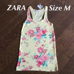 ✰新品✰花柄タンクトップ Size Mのサムネイル