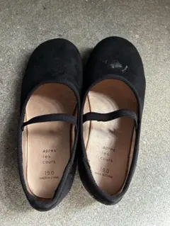フォーマル　子供用　apres les cours バレエシューズ 19㎝　黒