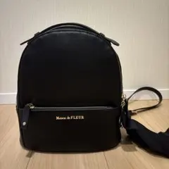Maison de FLEUR ブラック リュック M