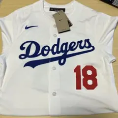 Dodgers Yoshi ユニフォーム 18番 Mサイズ - メルカリ