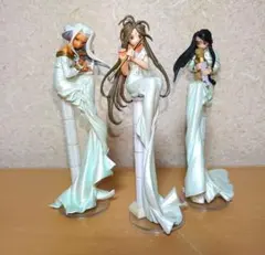 海洋堂 ああっ女神さまっ 三女神 ベルダンディー スクルド ウルド フィギュア
