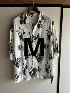 RAGEBLUE レーヨン総柄シャツ　Mのサムネイル