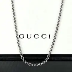 美品✨ グッチ GUCCIネックレス あずきチェーン 50cm シルバー Ag
