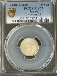 美品 PCGS-MS63 天保一分銀 天保8年~（1837~） - メルカリ