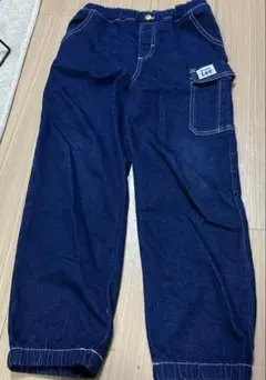 Lee インディゴカラーデニム130 ウエスト、裾ゴム