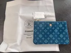 russet TOKYO モノグラム ポーチ ブルーのサムネイル