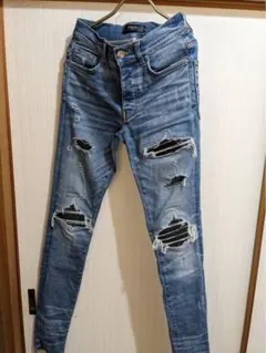 極美品 AMIRI MX1 ダメージスキニーデニム サイズ29 - メルカリ