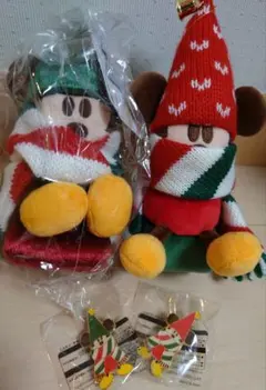 ディズニーランド40周年　リルリンリン　ディズニークリスマス　ぬいば　バッジ