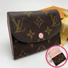 特上美品★ルイヴィトン モノグラム ポルト モネ ロザリ ローズバレリーヌ