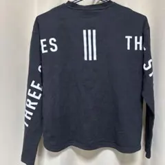 adidas ブラック ロングTシャツ S
