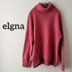 ✨１点限り✨ elgna ピンク タートルネックセーター 長袖 ニット トップス