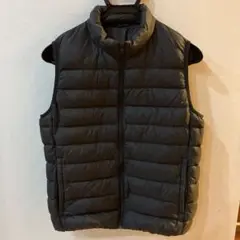 海様専用　無印良品ブラック ダウンベスト ノースリーブ
