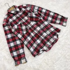 『SUDBURT』サドバリー（L）長袖チェックシャツ ネルシャツ 起毛 秋冬