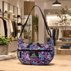 【新品】GREGORY グレゴリー ショルダーバッグ サッチェル Ｍ フラワーのサムネイル