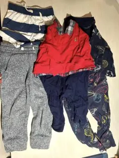 GAPベビー　セット 赤とネイビーブルーのキッズ服