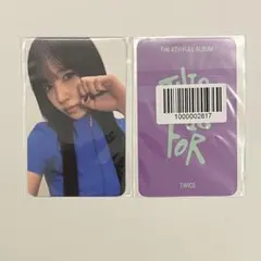 TWICE THIS IS FOR FANS トゥワイス トレカ ミナ