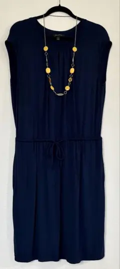 【BANANA REPUBLIC】チュニックワンピースLネイビーのサムネイル