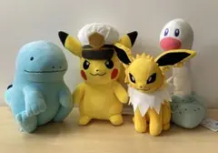 【タグ付き】ポケモン もふぐっとぬいぐるみ 4体セット ピカチュウ ヌオー 他