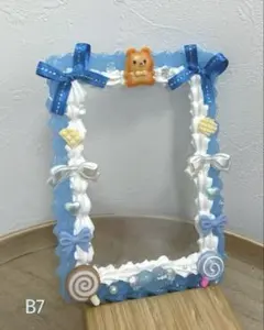 硬貨ケースデコ ホイップデコ ブルー