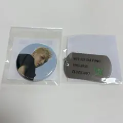 NCT127 BLINGY POPUP ドッグタグ 缶バッジ テヨン