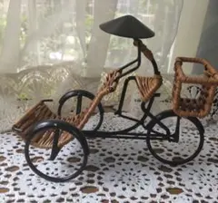 アジアン雑貨　ベトナム自転車シクロのスマホ置きのサムネイル