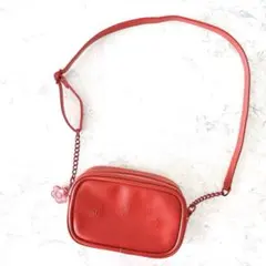 美品✨ MARY QUANT ショルダーバッグ レッド 革 マリークワント - メルカリ