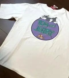 超激レア トム&ジェリー ぷくぷくプリント 半袖 Tシャツ スウェット シャツ
