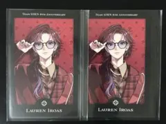 にじさんじ エデン組4周年 ランダムチェキ風カード ローレン・イロアス ノーマル