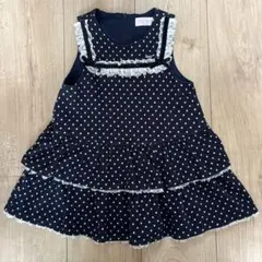 mezzo piano メゾピアノ　ノースリーブワンピース 90