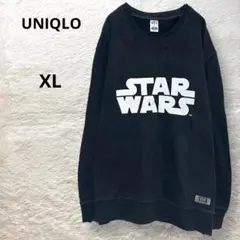 ユニクロ 大きいサイズ STAR WARS スウェット トレーナー 黒 XL
