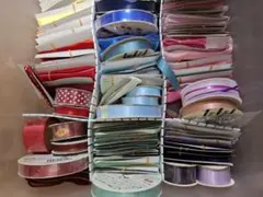 グリーン系中古リボンまとめ売り フラワーアレンジメントなどに - メルカリ