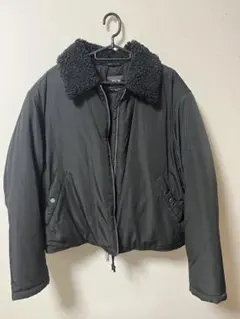 ZARA ボア襟付き ブラックダウンジャケット M our legacy