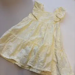 H&M イエロー ワンピース 12M 80cm 1-3歳