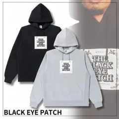 ド*オ様 BLACK EYE PATCH グレー パーカー
