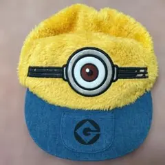 ミニオンキャップ フリースとデニム