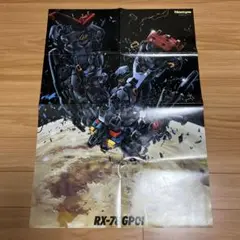 ガンダムRX-78 GP01 ポスター 月刊Newtype付録